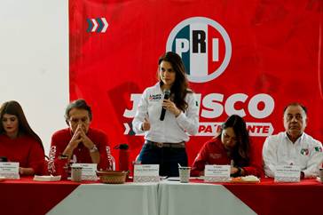 Laura Haro le pone un alto a Morena: “Mientras ellos pactan con criminales, el PRI Jalisco escucha a la gente y trabaja en territorio”