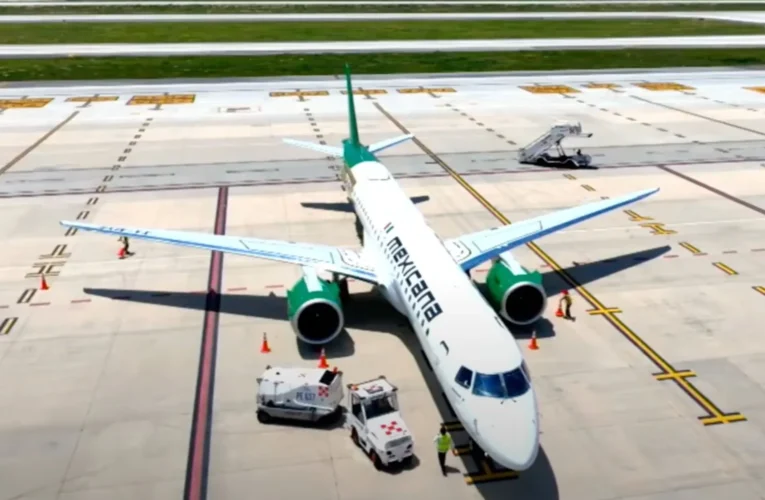 Mexicana de Aviación recibe segunda aeronave Embraer E195-E2
