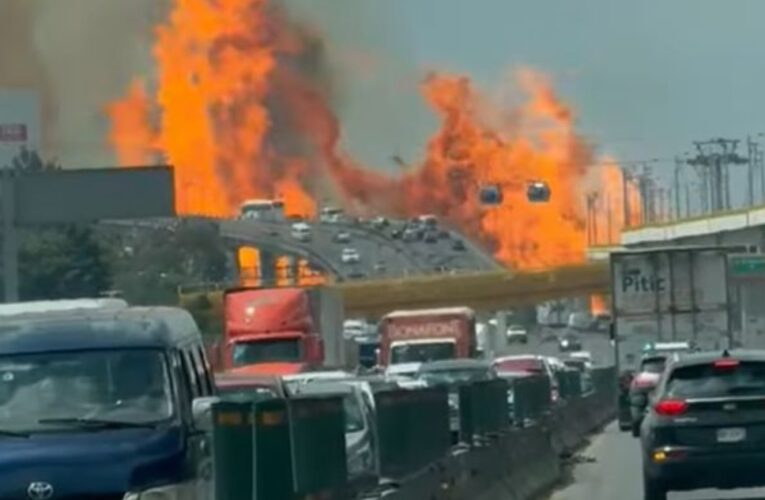Reportan Fuerte Explosión e Incendio Cerca de Metro Santa Marta en Iztapalapa; Hay Heridos