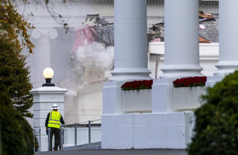 El Ala Este de la Casa Blanca será demolida totalmente para construir salón de baile de Trump