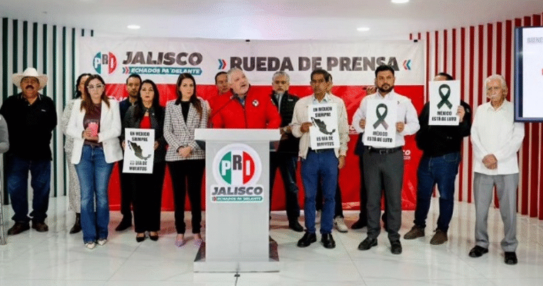 Firmeza en la crisis: el PRI Jalisco ratifica que no dará un paso atrás y seguirá exigiendo justicia y seguridad