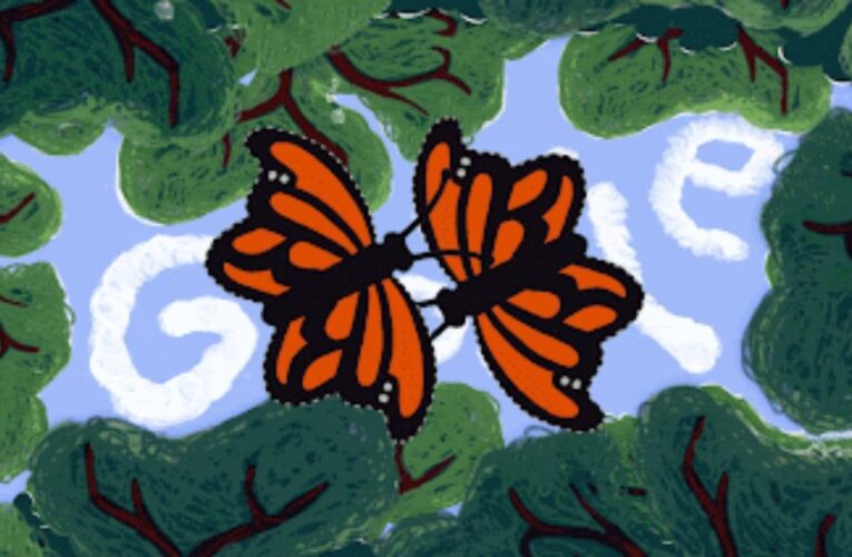Google transforma la migración de la mariposa monarca en doodle