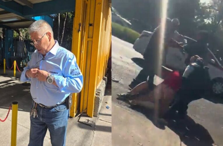 Vigilante del CCH Vallejo agrede a alumna en muletas y a su mamá