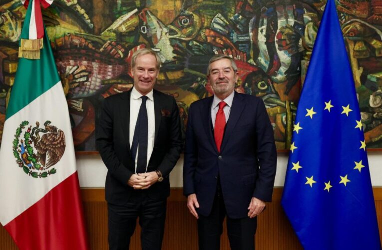 Canciller De la Fuente revisa con autoridades de la UE el Acuerdo Global Modernizado