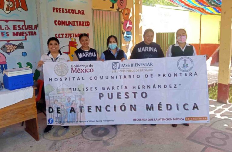 Marina lleva atención médica gratuita a comunidades de difícil acceso en Tabasco