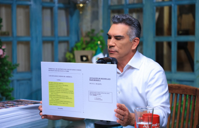 Alejandro Moreno señala que caso Rocha exhibe a México ante el mundo por los narcopolíticos de Morena