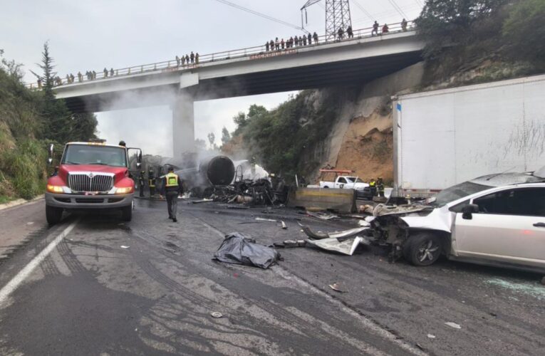 Accidente cierra la carretera Chamapa-Lechería hoy viernes 5 de junio de 2026