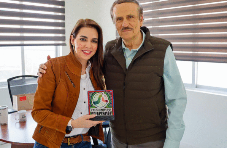 Laura Haro reconoce a Manuel Romo por su contribución al desarrollo de Jalisco