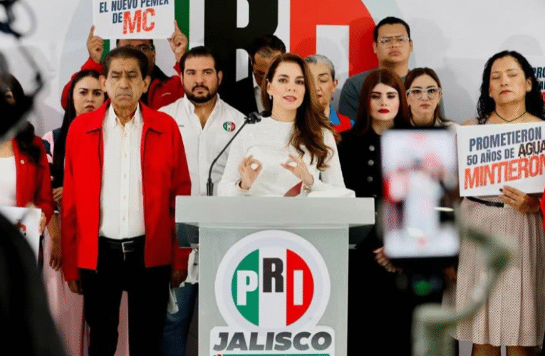 PRI Jalisco acusa a Movimiento Ciudadano de abandonar la crisis del agua pese al aumento de tarifas
